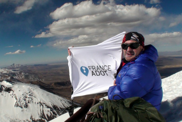 Paul Baudry record d'altitude pour un greffé cardiaque à 6136m